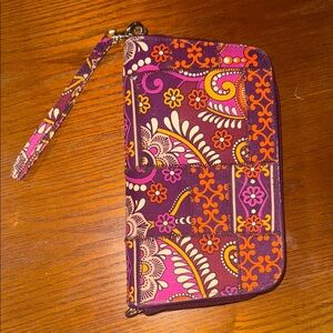 Floral Wristlet Wallet